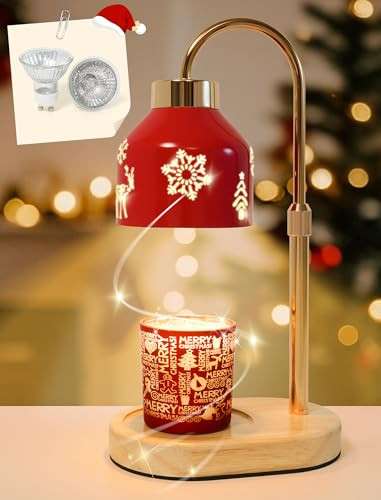 Christmas Candle Warmer Lamp with Timer