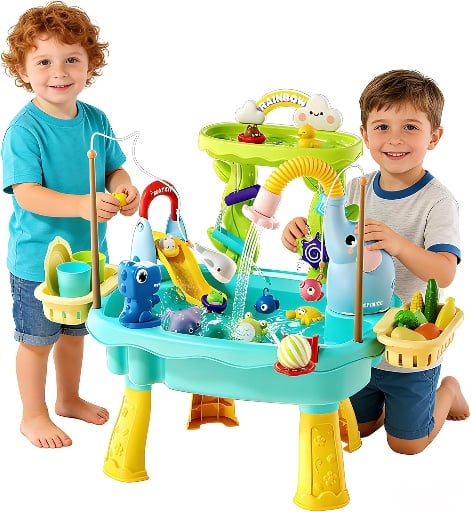  Kids Sand Water Table Toy with Electric Water Pump Deal