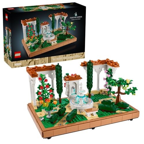 1302-Piece LEGO Icons: Gardens of the World - Fountain Garden (10359) Deal
