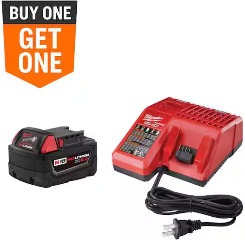 Milwaukee M18 18V 5.0Ah XC Starter Kit