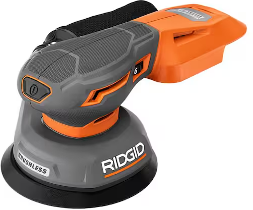 RIDGID 18V SubCompact Brushless Random Orbit Sander (Tool Only)