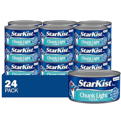 24 Pack of StarKist Chunk Light Tuna in Water, 12 Oz. Cans