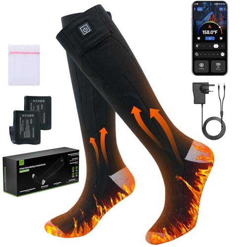 Minthouz Heated Socks with App Control 3000mAh Batteries