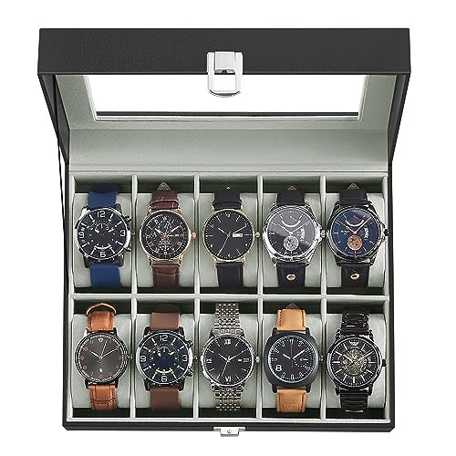 SONGMICS 10-Slot Watch Box Organizer