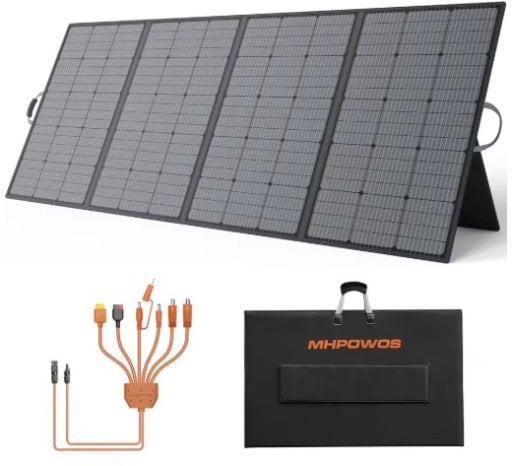 MHPOWOS 400W Portable Foldable Solar Panel Deal