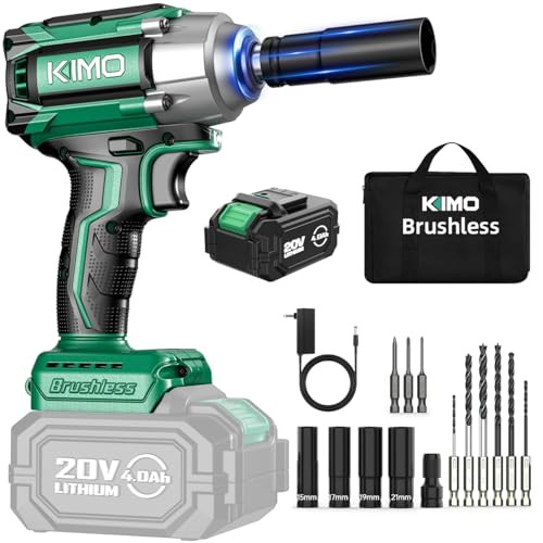 KIMO 1/2" Cordless Impact Wrench