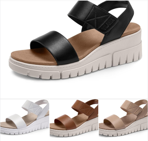 Vilanva Women's Platform Wedge Sandals with Arch Support Deal