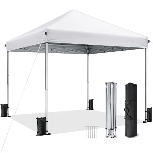 Vinabilia 10x10 Pop Up Canopy Tent with One-Push Center Lock Deal