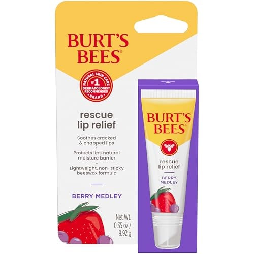Burt's Bees Rescue Lip Relief Lip Balm Berry Medley 0.35-Oz Deal