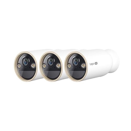 3-Pack Tapo 4K Ultra HD Outdoor Battery Security Camera Deal