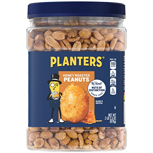 PLANTERS Honey Roasted Peanuts 34.5 Oz (6 Ct)