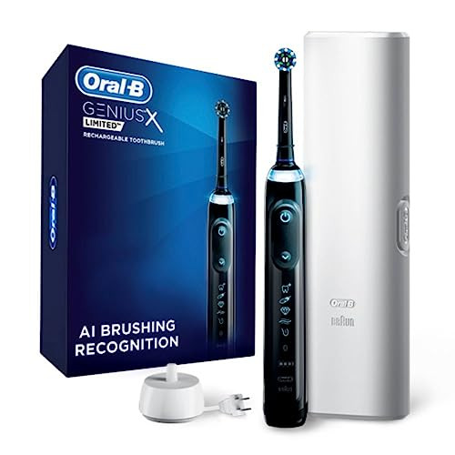 Oral-B Genius X Limited Rechargeable Electric Toothbrush Midnight Black