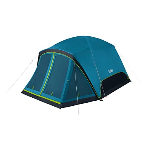 Coleman Skydome Dark Room Tent with Screen Room & 5-Minute Setup, Weatherproof 6 Person Tent Blocks 90% of Sunlight Deal