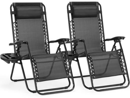 Concetta Zero Gravity Lounge Chairs 2-Pack Deal