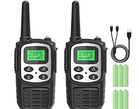 Fvamom Rechargeable Walkie Talkies 2-Pack