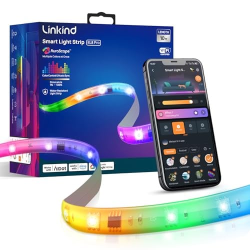 Linkind AuraScape Smart Segmented LED Strip Lights 10' Deal