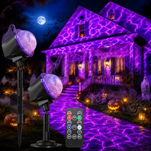 Outdoor Halloween RGBW Water-Ripple Projector Light