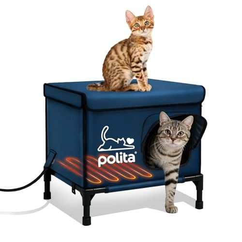 Polita Outdoor Heated Cat House Small (17.1x17x13") Deal