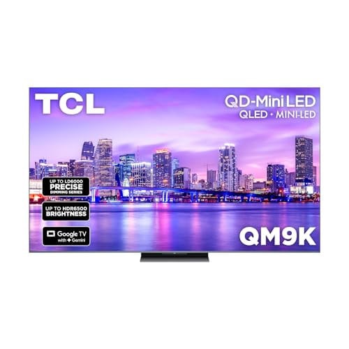 TCL 85 Inch 4K Mini LED QLED QM9K Series 144Hz Deal