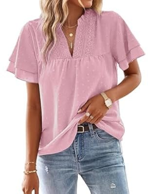 V Neck Dressy Blouse Deal