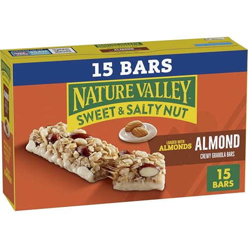 Nature Valley Sweet and Salty Nut Granola Bars, Almond, 15 Bars