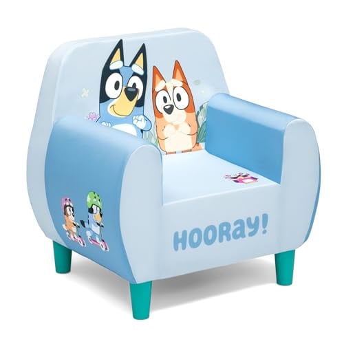 Delta Children Bluey Foam Chair, Blue Deal