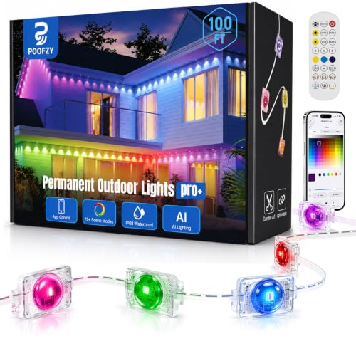 Poofzy 100-Foot RGB+IC Smart Outdoor Lights Deal