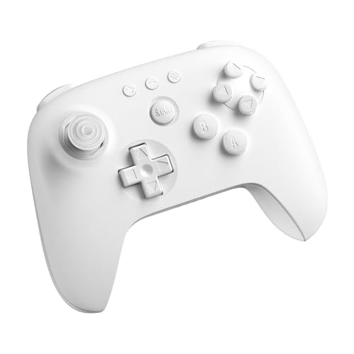 8Bitdo N64 Bluetooth Controller for Analogue 3D, Switch 2 & Android (White)