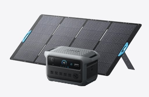 Anker Solix C2000 Gen 2 Portable Power Station + 400W Solar Panel