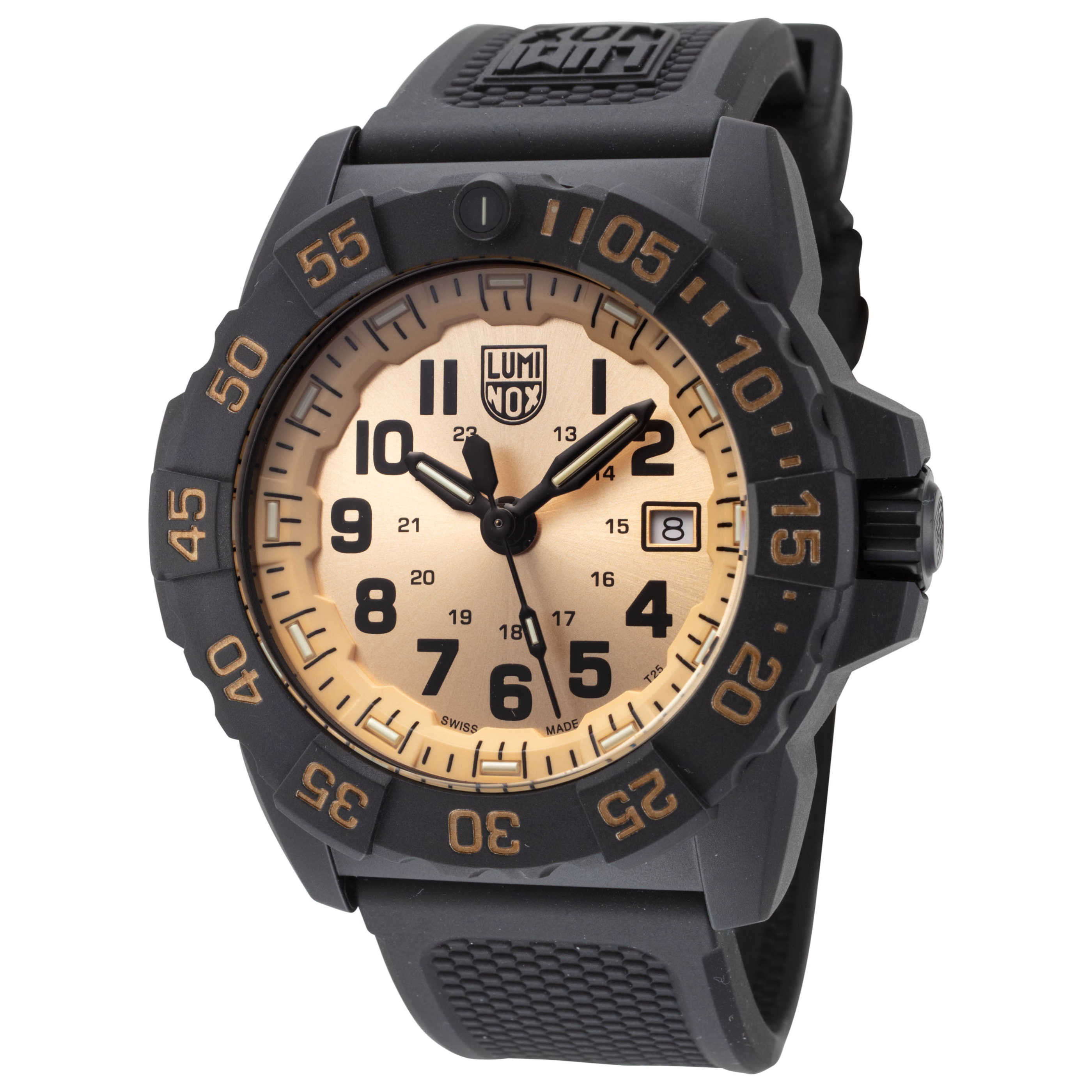 Luminox Navy Seal 45mm Black and Gold Dial Men's Quartz Watch Deal