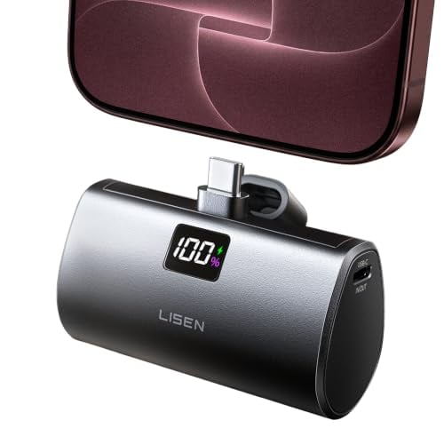 Lisen USB-C Mini Capsule Portable Charger 6800mAh 22.5W