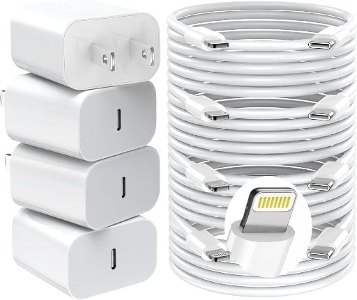 4-Pack iPhone Chargers