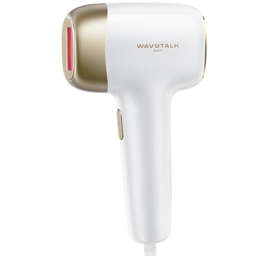 Wavytalk IPL Hair Removal Corded Device with 24J Dual-Pulse & Ice Cooling