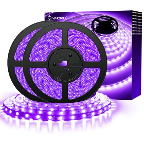 Onforu 32.8ft LED Black Light Strip Kit