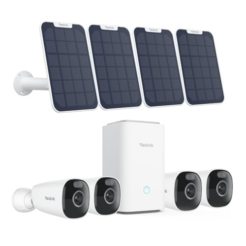 Reolink 4K Color Night Vision 2.4/5GHz WiFi Wireless Outdoor Security Camera System with Solar Panel Deal