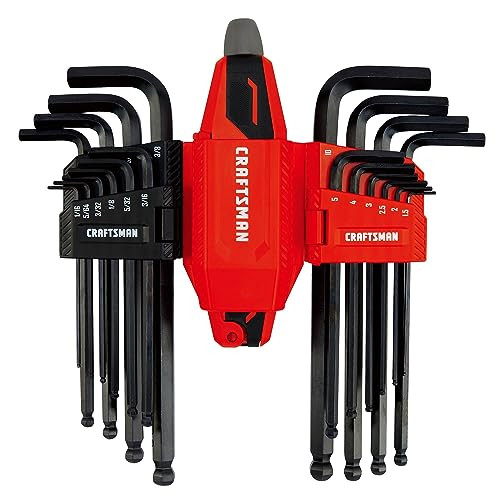 CRAFTSMAN Universal L-to-T Allen Wrench Hex Key Set 20-Piece