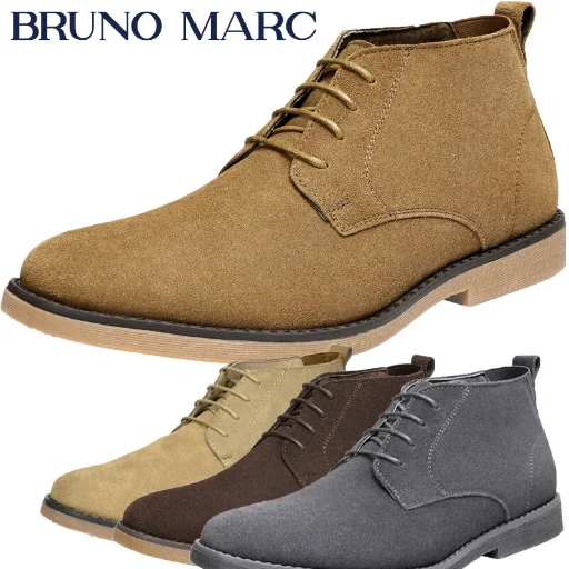 Bruno Marc Men's Suede Chukka Boots