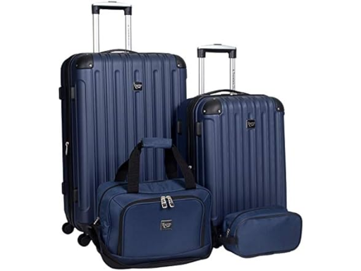 Travelers Club Midtown 4-Piece Hard Side Luggage Set