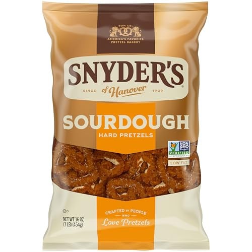Snyder's of Hanover Sourdough Hard Pretzels 16 Oz Bag Deal