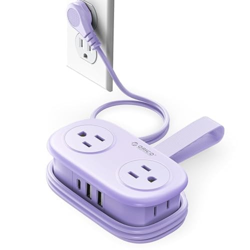 ORICO 4FT Cruise Approved Travel Power Strip with 4 AC Outlets, 2 USB-A, and 1 USB-C Port Deal
