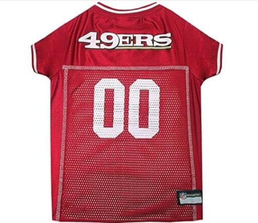 49ers Dog Jersey XXL