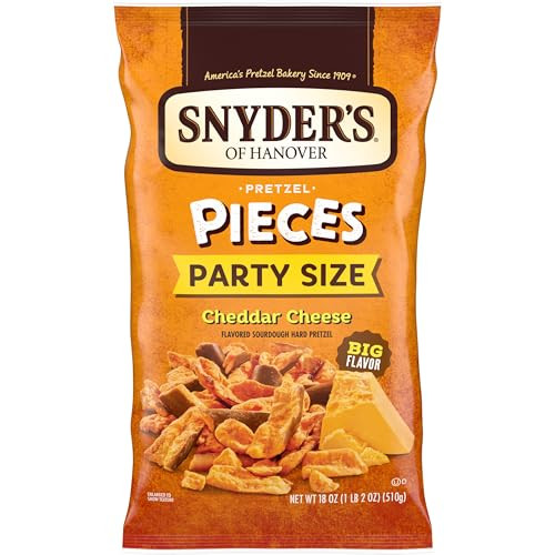 Snyder's of Hanover Pretzel Pieces, Cheddar Cheese, 18 Oz