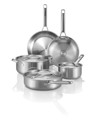 Stainless Steel Cookware Set 8 or 14 Pcs