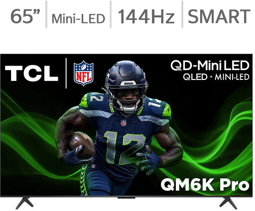 TCL 65" 4K UHD 144Hz QD-Mini LED Smart TV Deal
