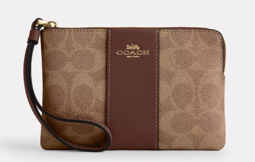 Coach Corner Zip Wristlet Deal