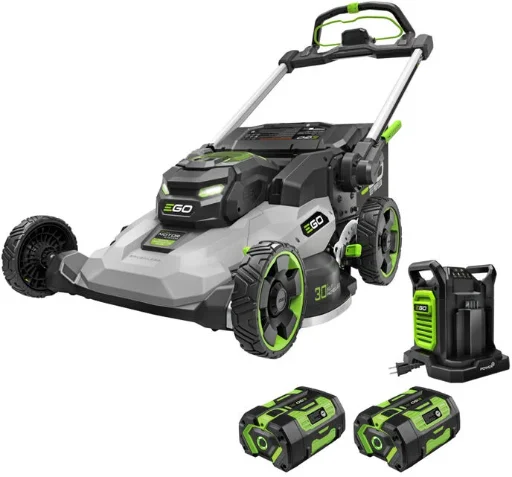 EGO 1300 Series 30 Inch Self Propelled Lawn Mower Kit with 2 x 6 Ah Batteries Deal