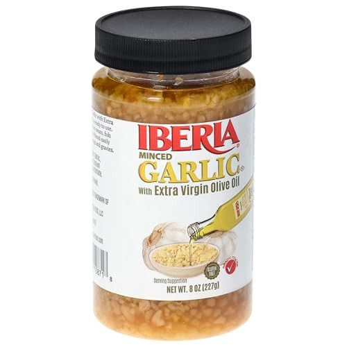 Iberia Minced Garlic with Olive Oil 8-Oz