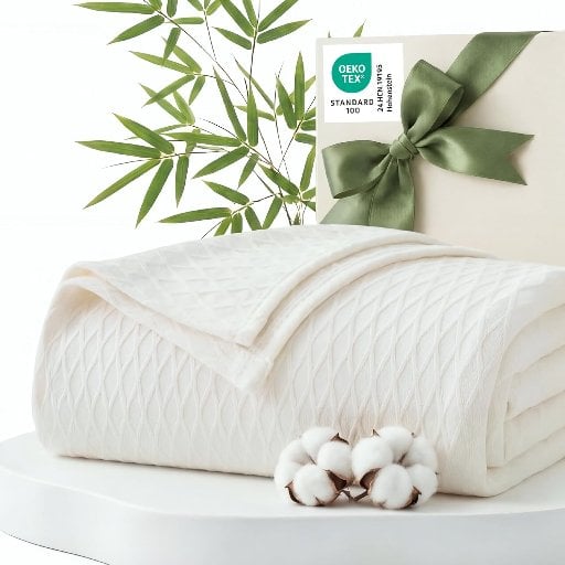 Bedsure Cooling Blanket White Queen Deal