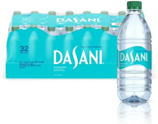 Dasani Purified Water Bottles, 16.9 fl oz, 32 Pack Deal