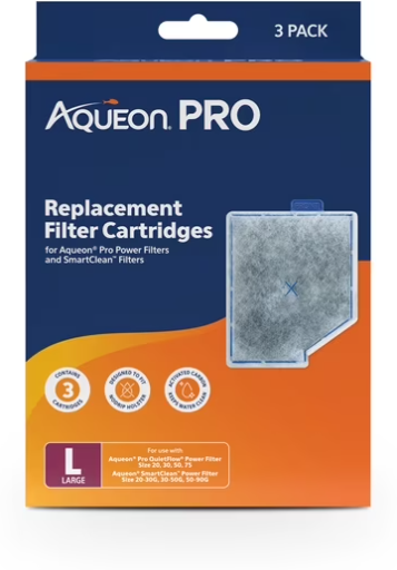 Aqueon Replacement Filter Cartridges Large, 3-Pack
